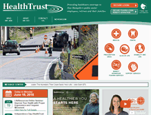 Tablet Screenshot of healthtrustnh.org
